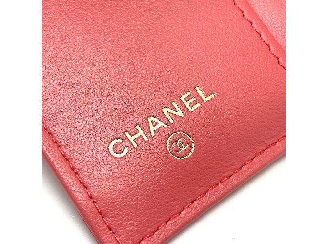 Cartera compacta trifold CC Mark Chanel A70796 Rosa - vista 9