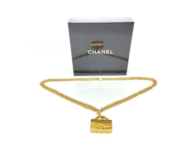 Collana Pendente Vintage Chanel D'oro - vista 10