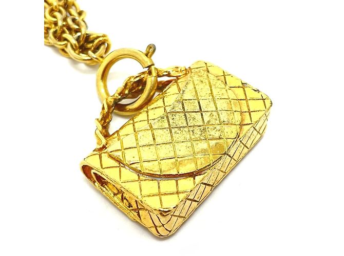 Collana Pendente Vintage Chanel D'oro - vista 2