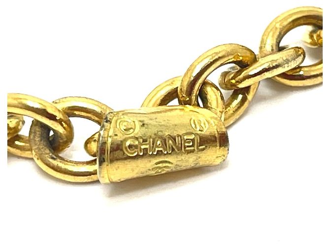 Collana Pendente Vintage Chanel D'oro - vista 5
