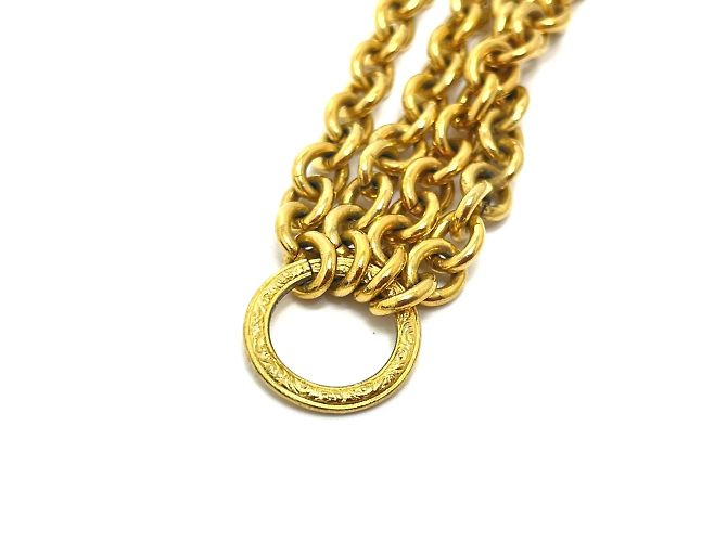 Collana Pendente Vintage Chanel D'oro - vista 9
