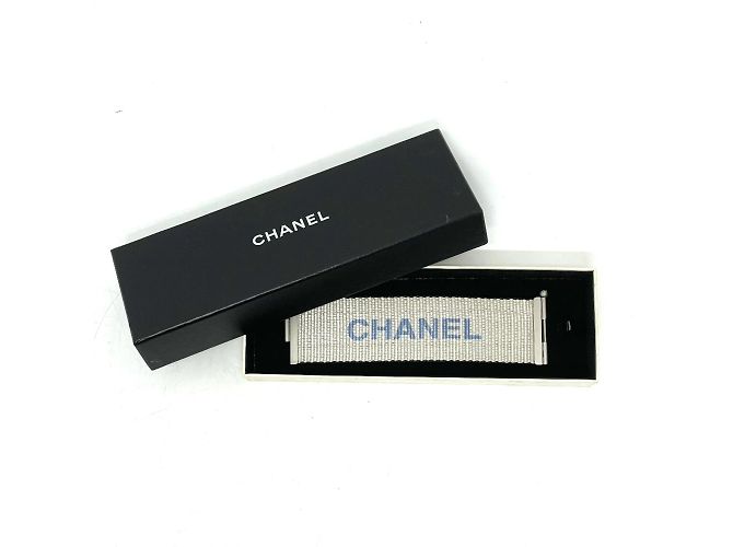 Timeless Bracciale in tessuto blu vintage Chanel - vista 13