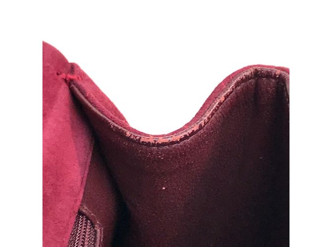 Borsa a spalla in pelle rossa Chanel Rosso - vista 11