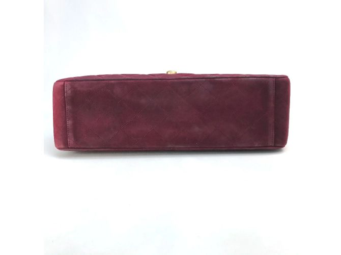 Borsa a spalla in pelle rossa Chanel Rosso - vista 3