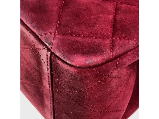 Borsa a spalla in pelle rossa Chanel Rosso - vista 4