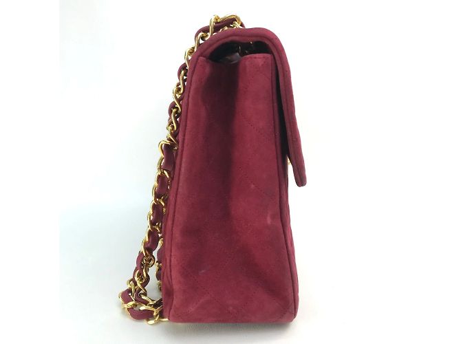 Borsa a spalla in pelle rossa Chanel Rosso - vista 5