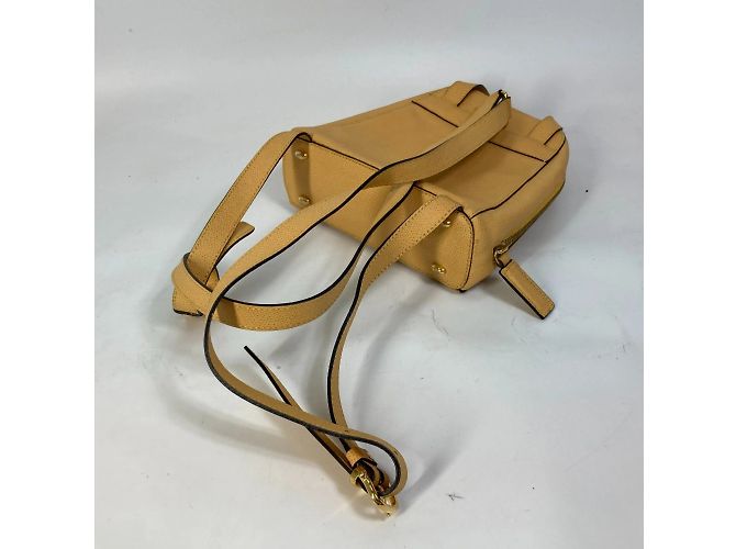 Céline Zaino mini in pelle beige Celine - vista 10