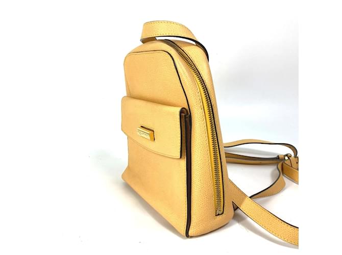 Céline Zaino mini in pelle beige Celine - vista 4