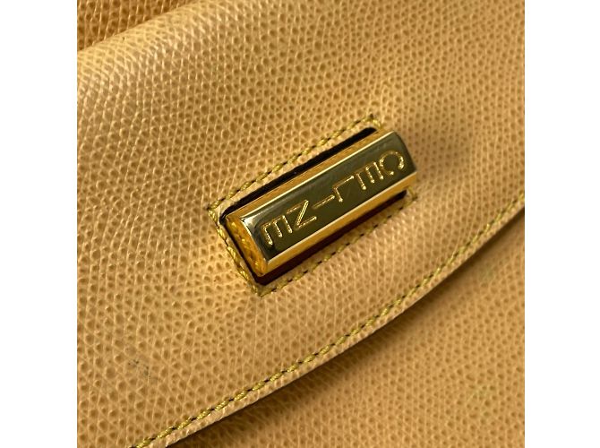 Céline Zaino mini in pelle beige Celine - vista 8