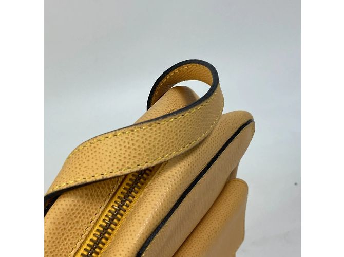 Céline Zaino mini in pelle beige Celine - vista 9