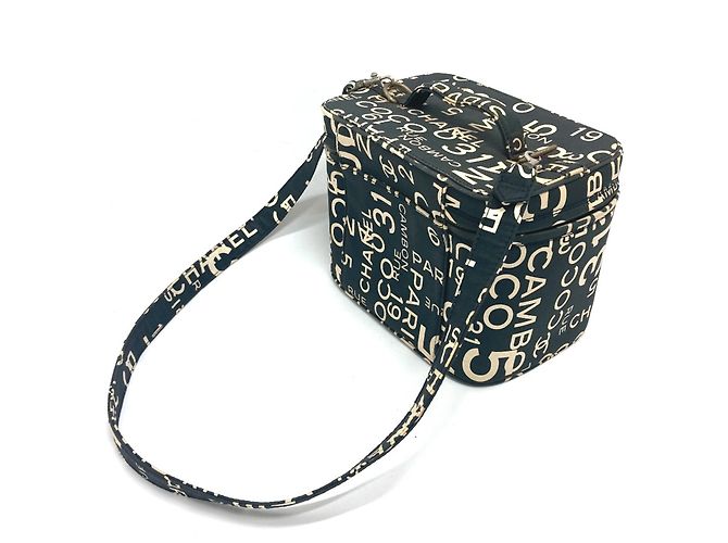 Borsa nera Chanel By The Sea Line Nero - vista 3