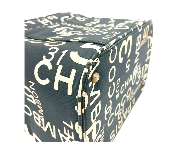 Borsa nera Chanel By The Sea Line Nero - vista 7