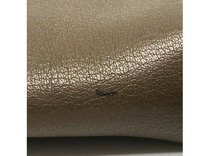 Céline Borsa a spalla in pelle marrone Celine - vista 13