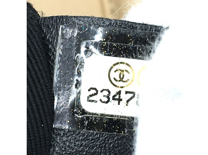 Borsa a spalla in pelle beige Chanel - vista 12
