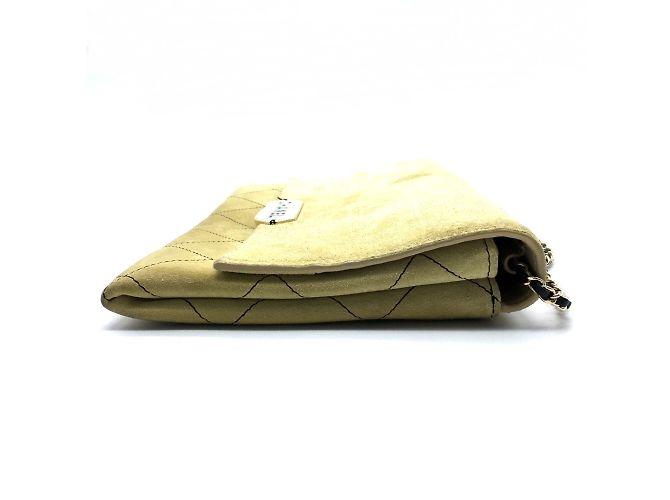Borsa a spalla in pelle beige Chanel - vista 3