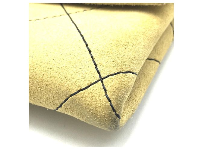 Borsa a spalla in pelle beige Chanel - vista 5