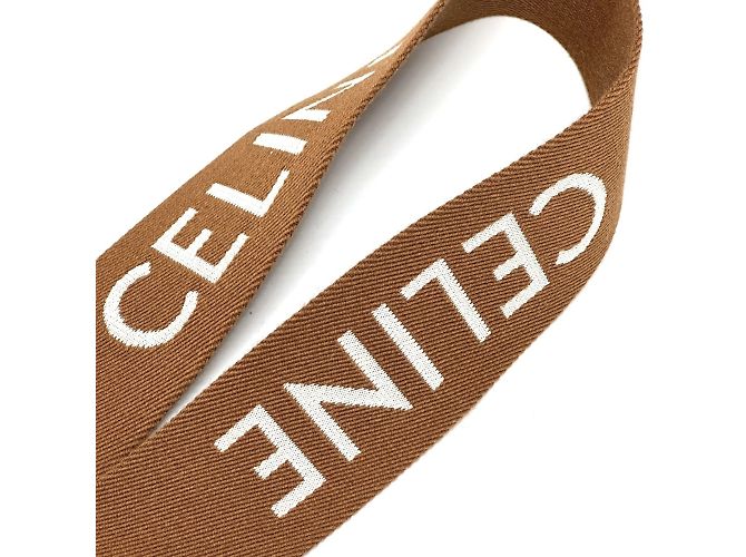 Céline Portafoglio a spalla con catena Celine Brown Marrone - vista 4