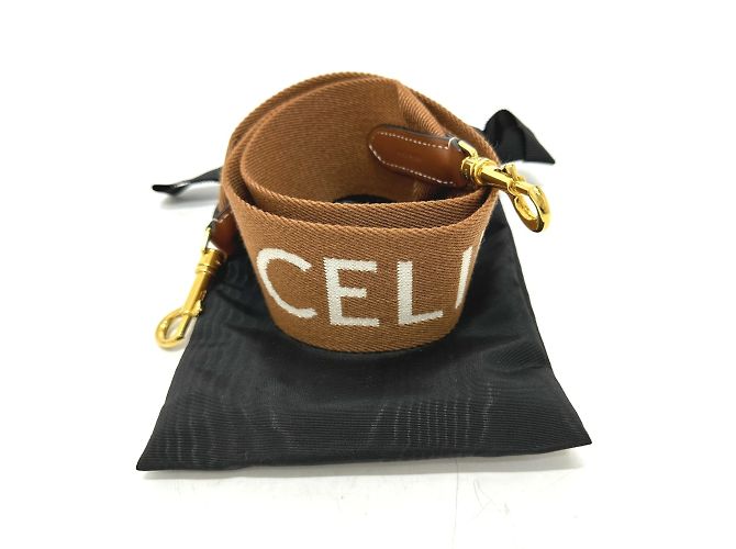Céline Portafoglio a spalla con catena Celine Brown Marrone - vista 7