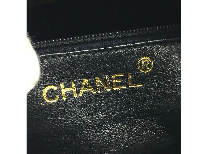Borsa a spalla in pelle grigia Chanel Marrone - vista 14