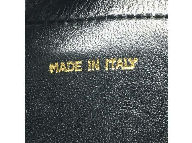 Borsa a spalla in pelle grigia Chanel Marrone - vista 15