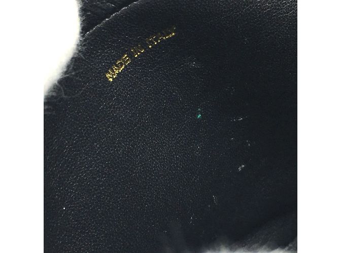 Borsa a spalla in pelle grigia Chanel Marrone - vista 16