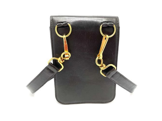 Marsupio in pelle nera e beige di Chanel Nero - vista 2