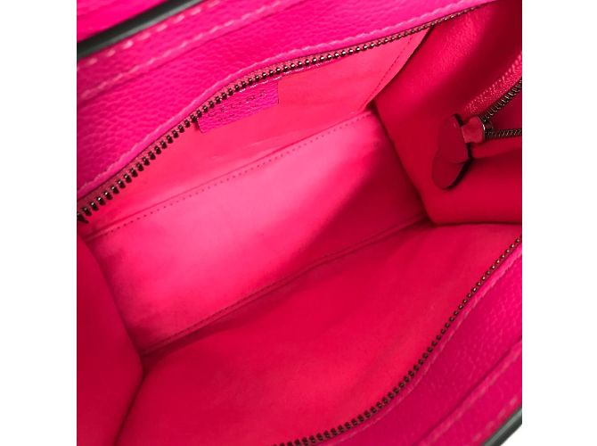 Céline Borsa in pelle rosa Celine - vista 12