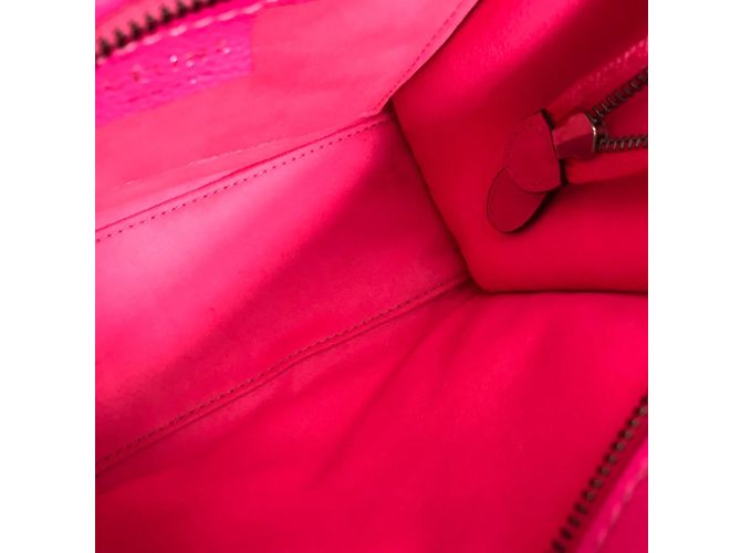 Céline Borsa in pelle rosa Celine - vista 13