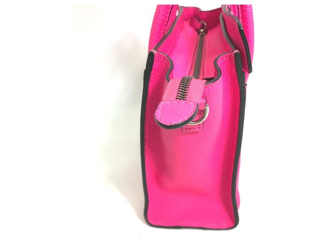 Céline Borsa in pelle rosa Celine - vista 3