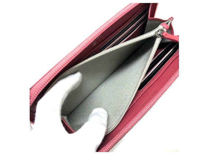 Chanel A68733 Boy Zip Around Long Wallet Rosa - vista 5