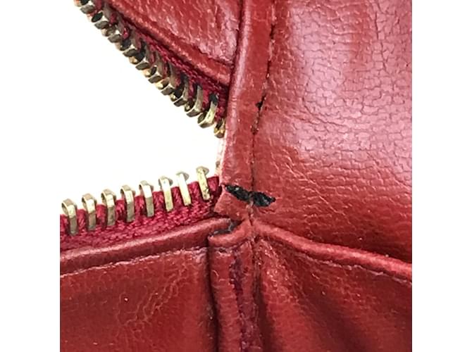 Borsa Chanel CC Mark Rosso - vista 11