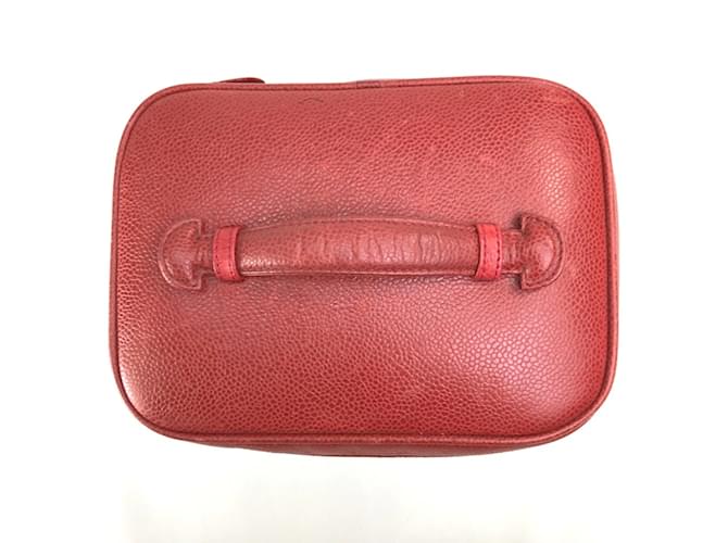 Borsa Chanel CC Mark Rosso - vista 3