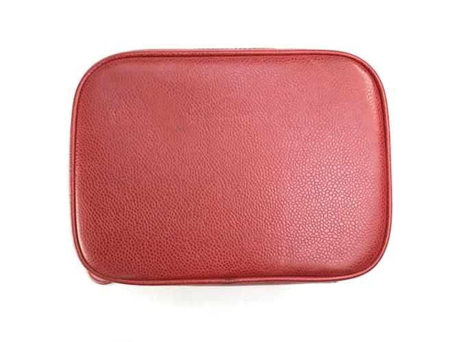 Borsa Chanel CC Mark Rosso - vista 4