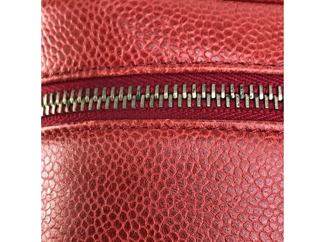 Borsa Chanel CC Mark Rosso - vista 6