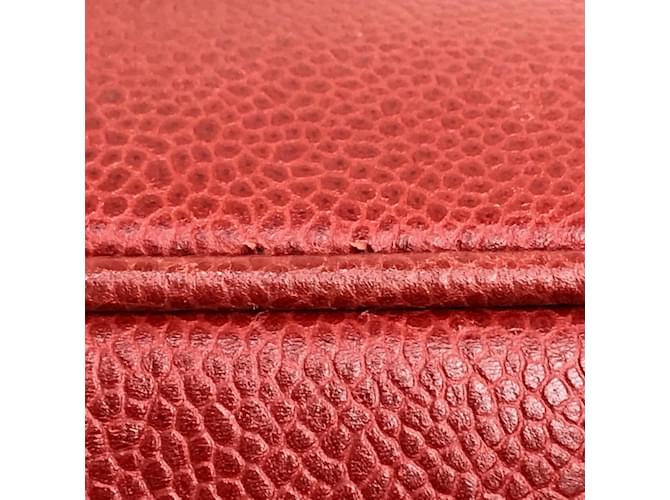 Borsa Chanel CC Mark Rosso - vista 7