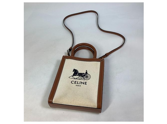 Céline Borsa da trasporto Celine 193302DCI.02NT Beige - vista 10