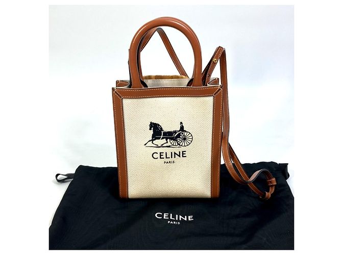 Céline Borsa da trasporto Celine 193302DCI.02NT Beige - vista 11