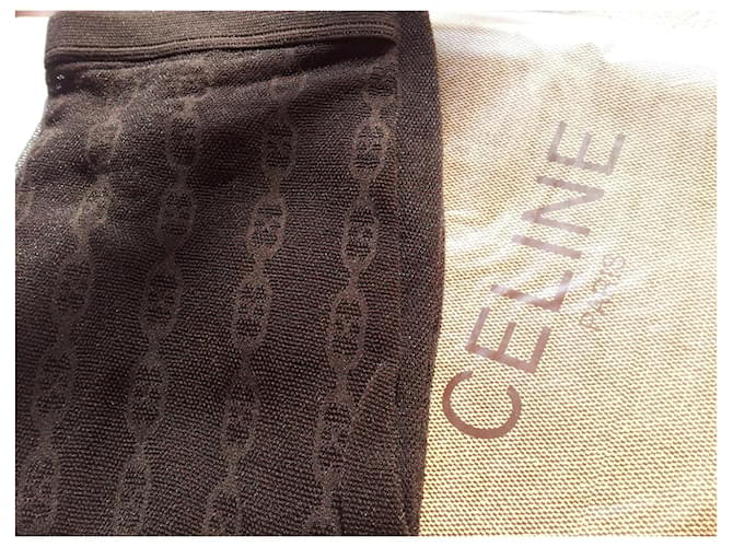 Collant Céline con monogramma marroni Marrone - vista 5