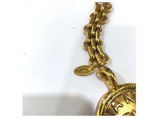 Portachiavi charm vintage Chanel 31 D'oro - vista 5