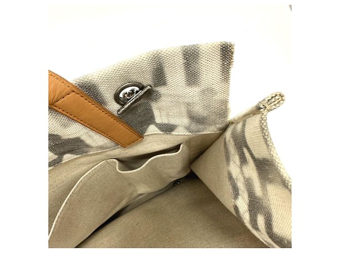 Borsa Chanel CC Mark 2WAY con catena Beige - vista 10
