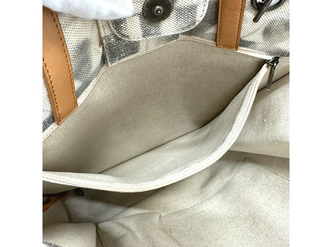 Borsa Chanel CC Mark 2WAY con catena Beige - vista 9