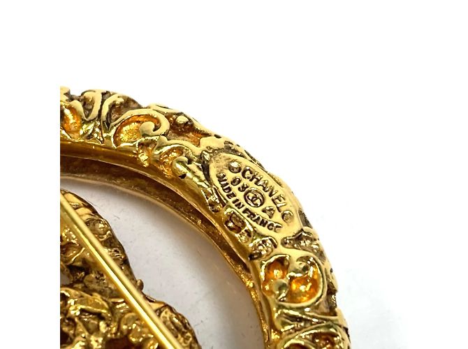 Spilla circolare in oro CC di Chanel D'oro - vista 10