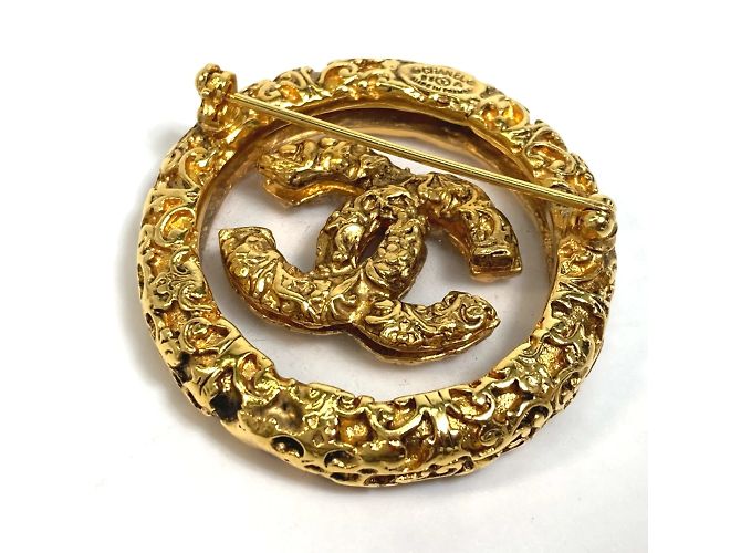 Spilla circolare in oro CC di Chanel D'oro - vista 13