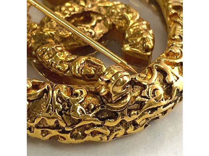 Spilla circolare in oro CC di Chanel D'oro - vista 8