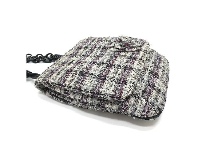 Borsa a Spalla Chanel Camelia Chain Marrone - vista 3