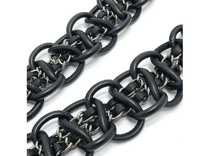 Borsa a Spalla Chanel Camelia Chain Marrone - vista 6