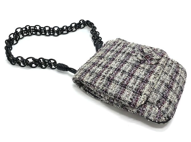Borsa a Spalla Chanel Camelia Chain Marrone - vista 9