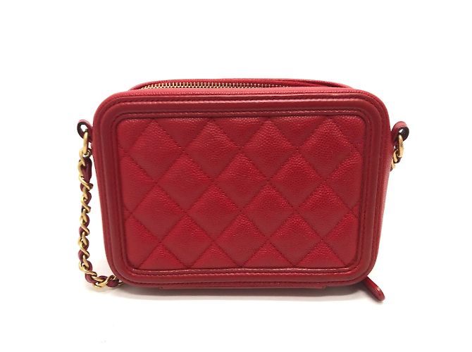 Chanel A84452 CC Filigran Mini Schultertasche Rot - Ansicht 2