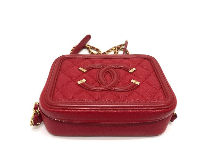 Chanel A84452 CC Filigran Mini Schultertasche Rot - Ansicht 3