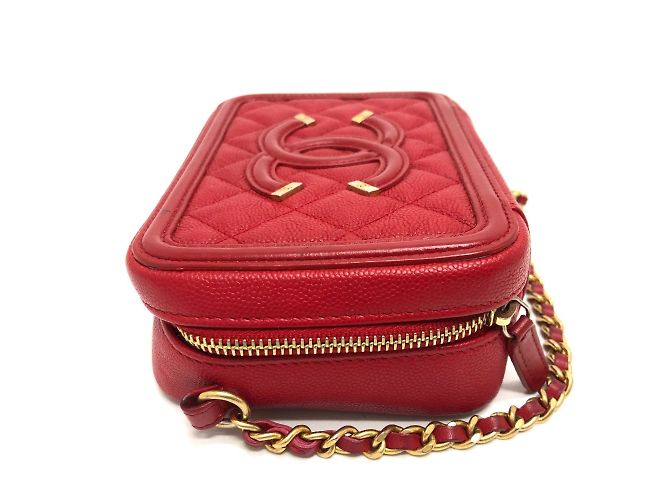 Chanel A84452 CC Filigran Mini Schultertasche Rot - Ansicht 4